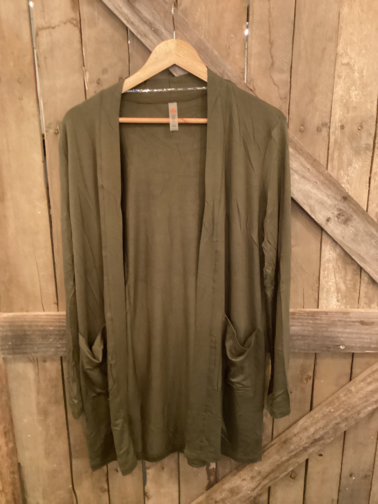 Terry cardigan