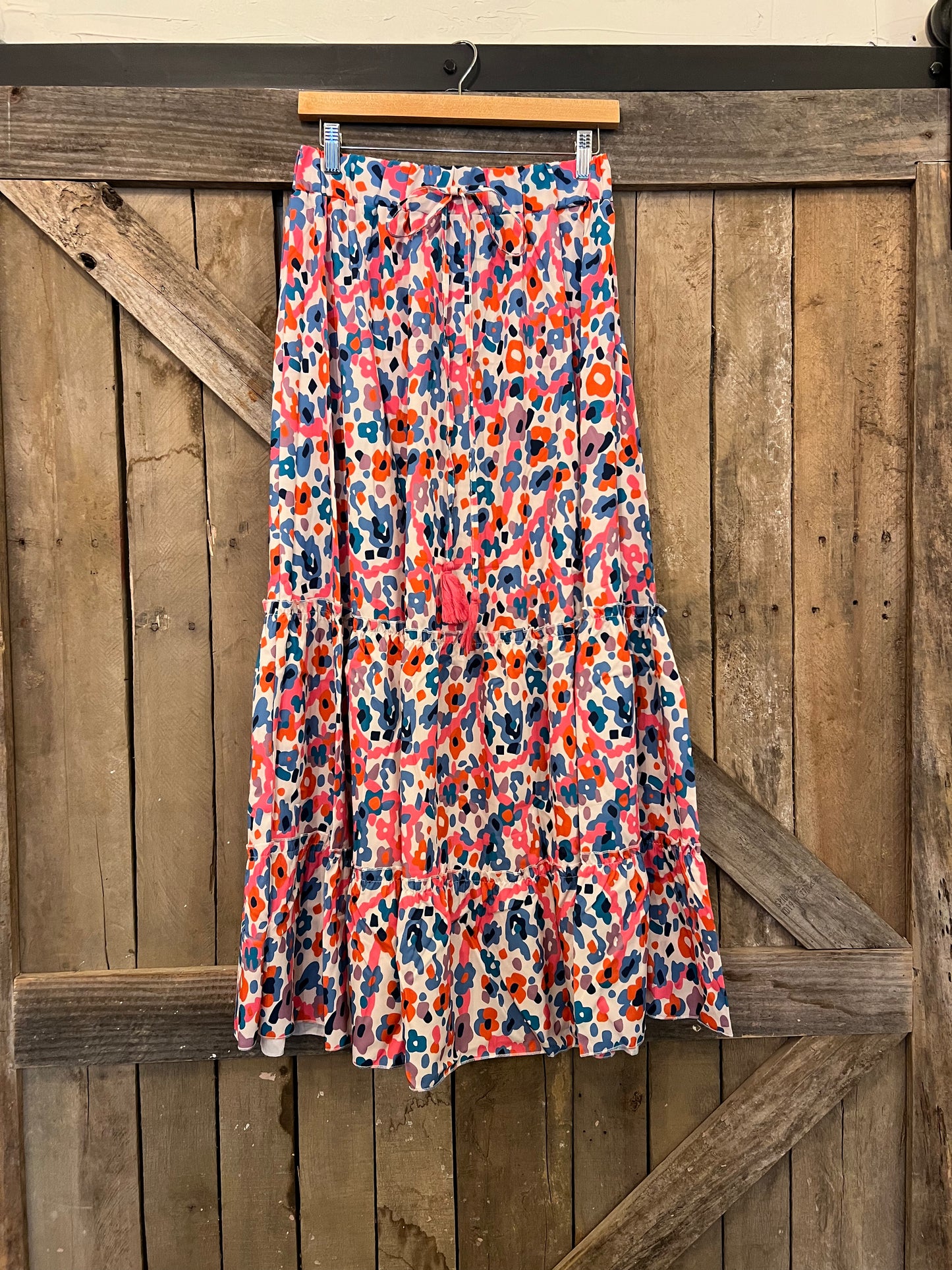 Floral Ruffled Skirt