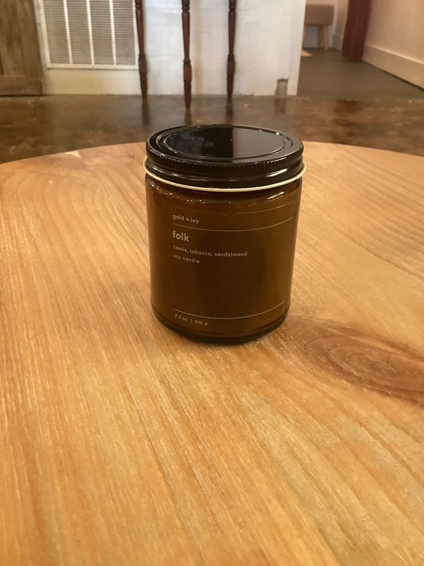 7.5oz Gold + Ivy Candle