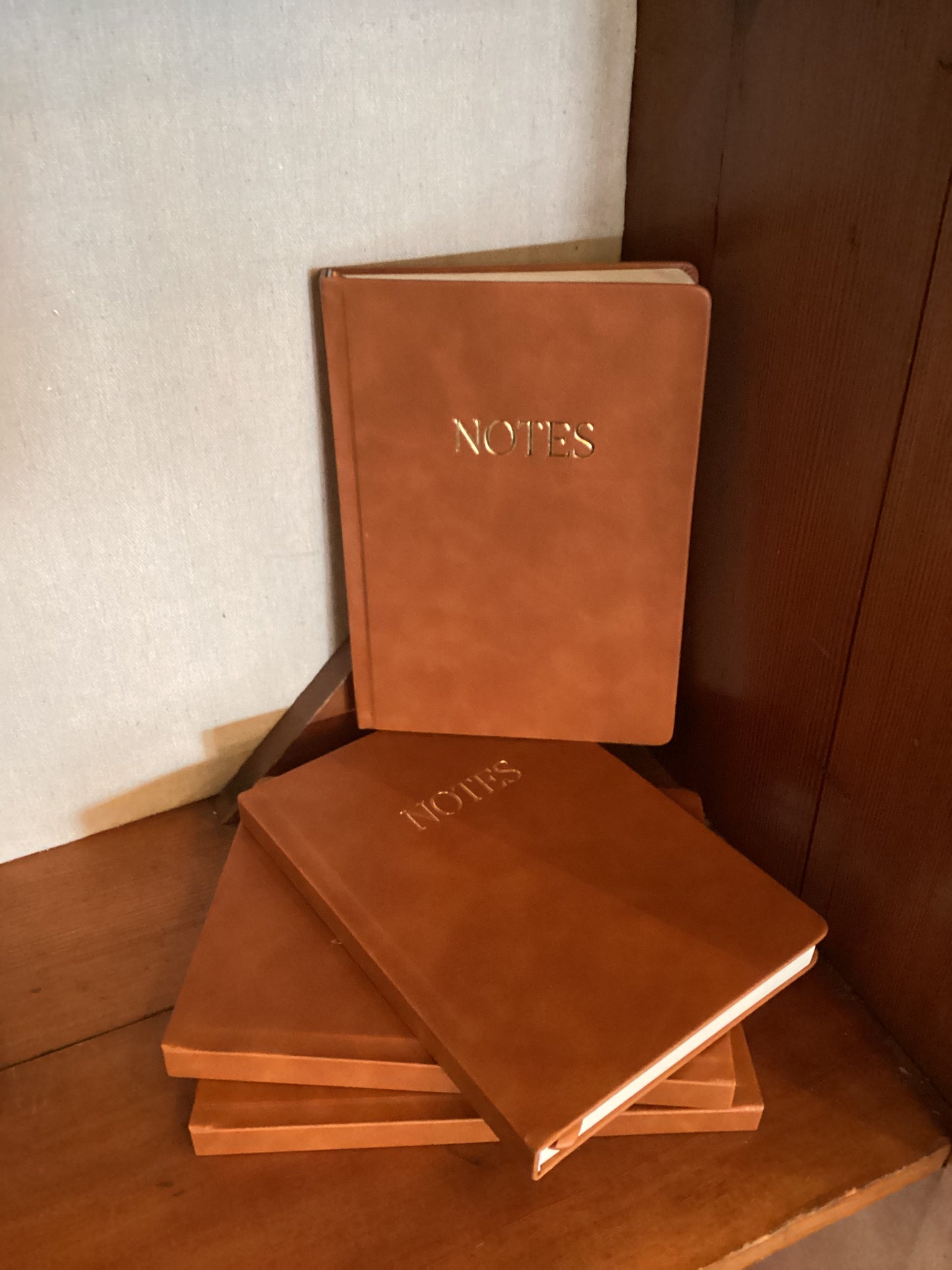 Leather notes journal