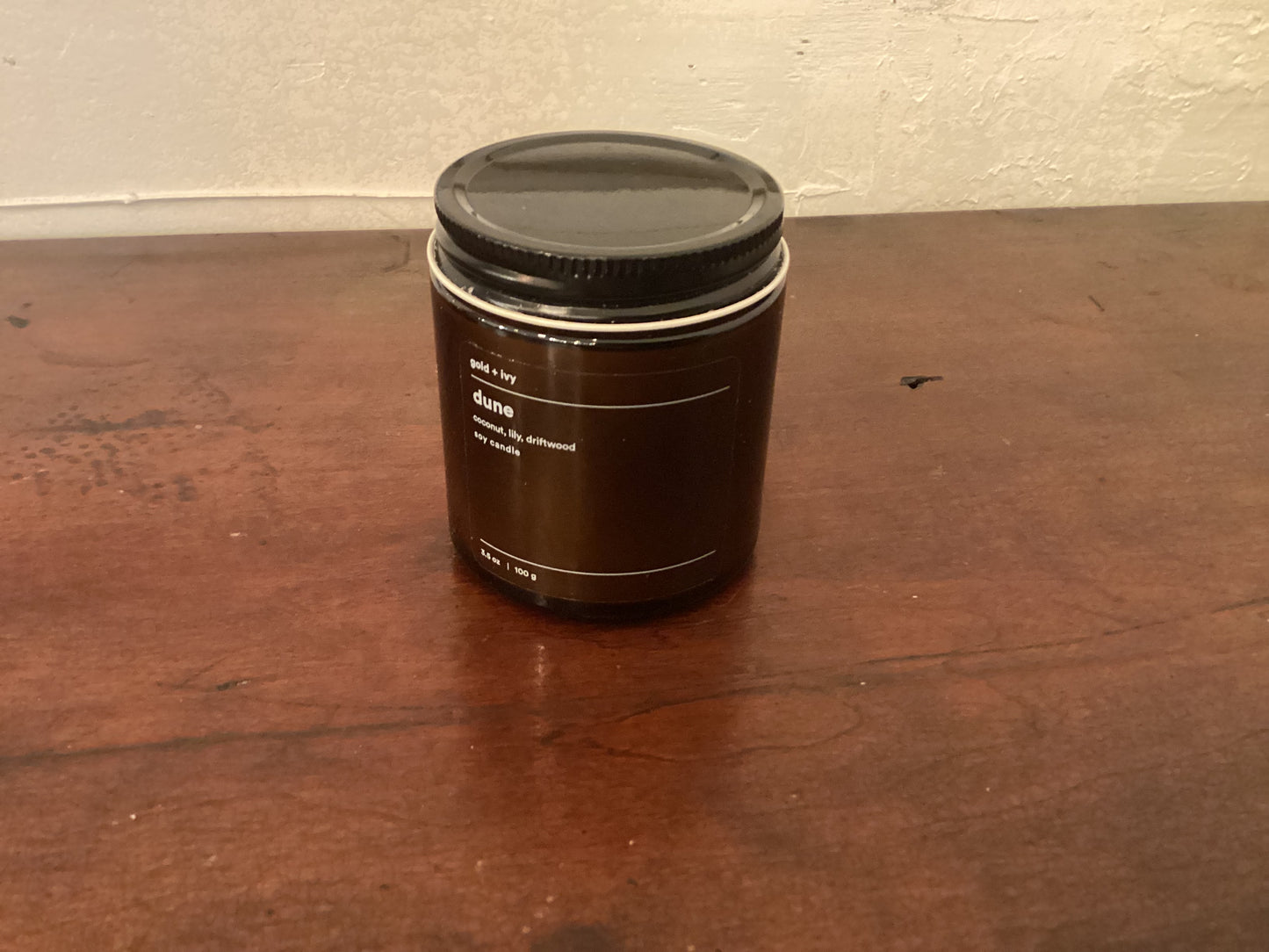 3.5oz Gold + Ivy Candle