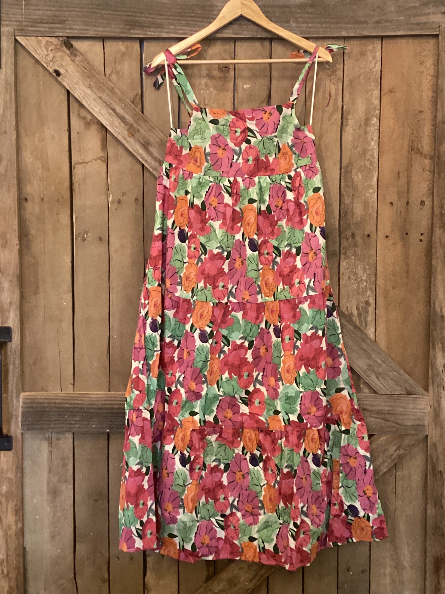 Spring floral dress