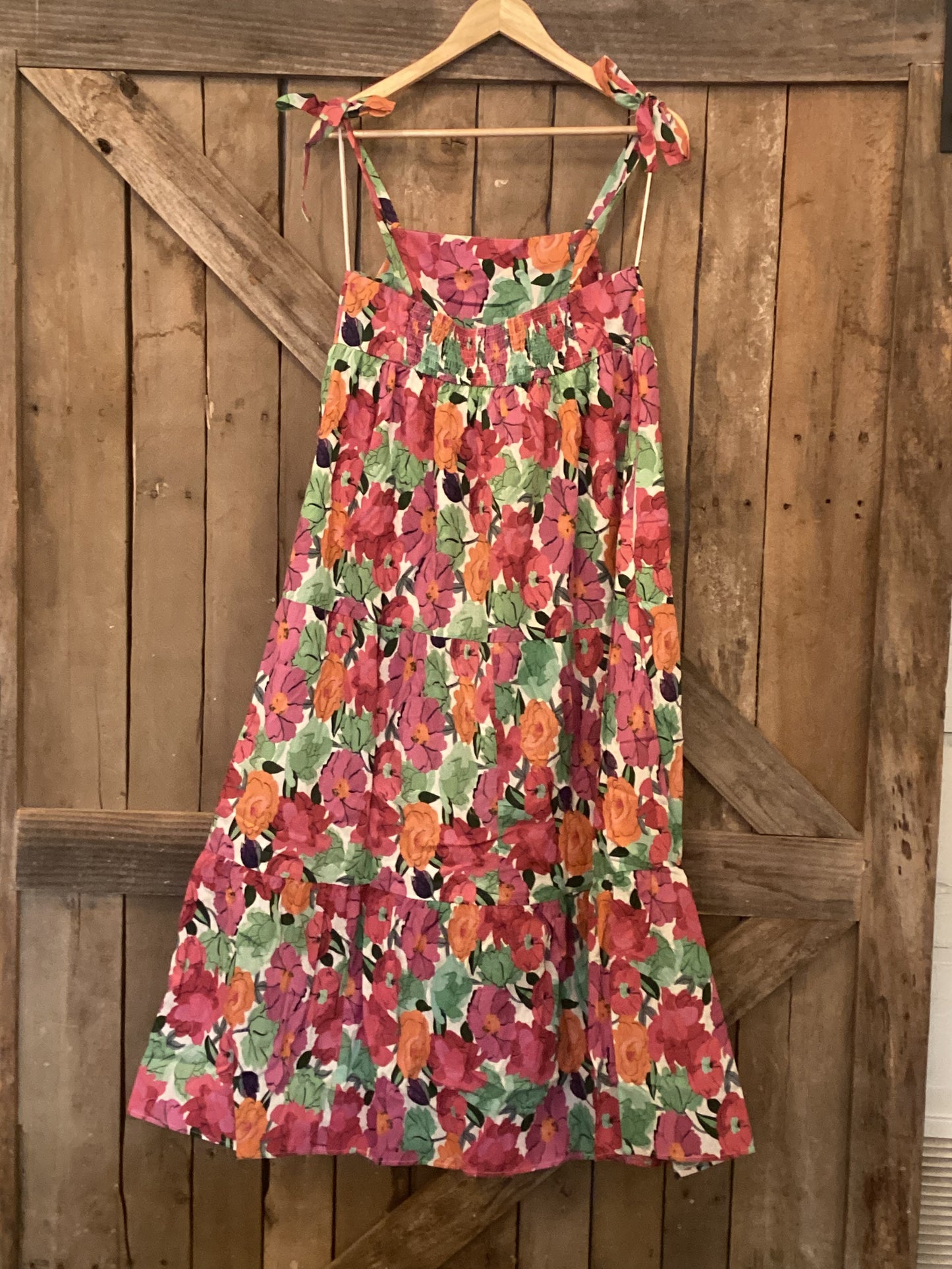 Spring floral dress